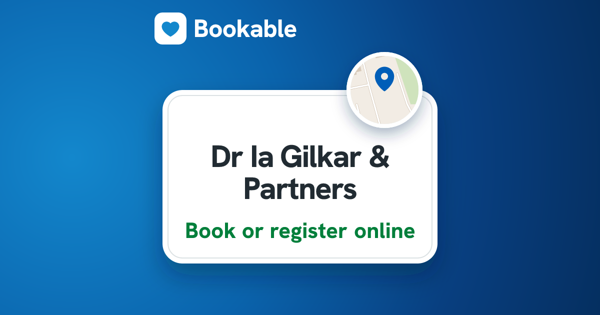 Dr Ia Gilkar & Partners – book a GP appointment or register